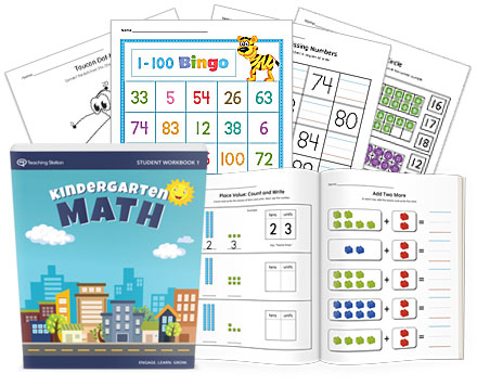 Kindergarten Math Workbook Part 1