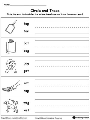 Identify Word and Write: AG Words
