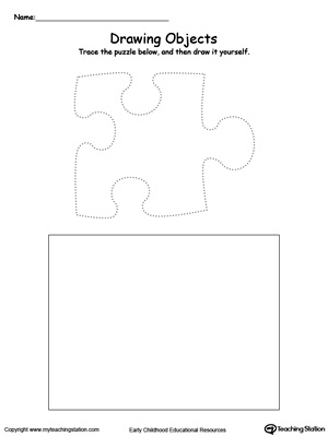 Draw a Puzzle Piece