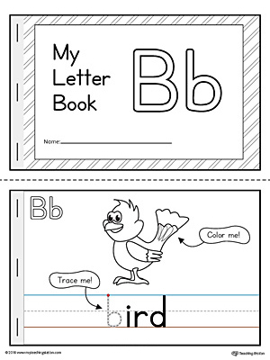 Letter B Mini Book Printable