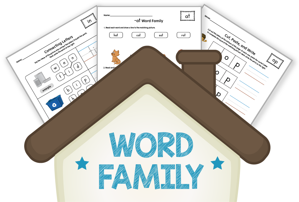 Word Family House