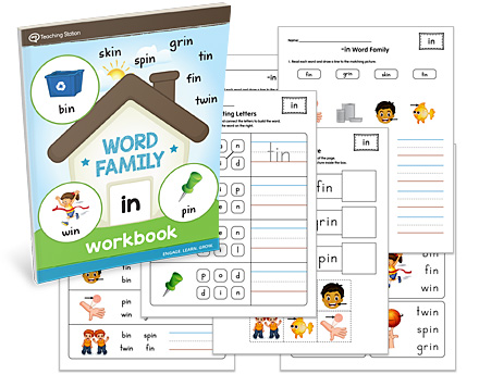 IN Word Family Workbook