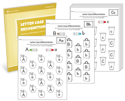 Letter Case Recognition Activity Set