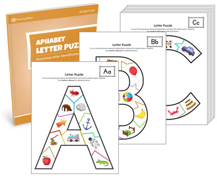 Alphabet Letter Puzzle Activity Set