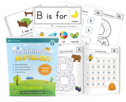 Learning the Alphabet Level 1 - Single Letter Workbook