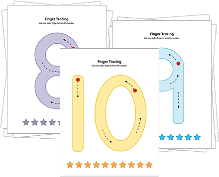 large number traceable cards myteachingstation com