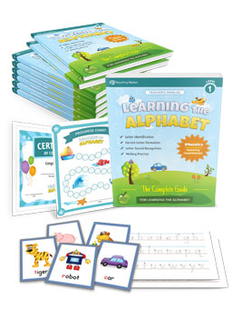 Learning the Alphabet Workbook Series for Kindergarten and Preschool