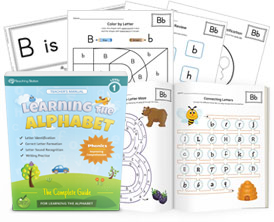 Learning the Alphabet Level 1 - Single Letter Workbook