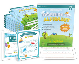 Learning the Alphabet Level 1 - Letter Workbook Series