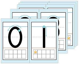 Number Formation Printable Cards