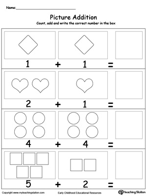 Adding Numbers With Shapes