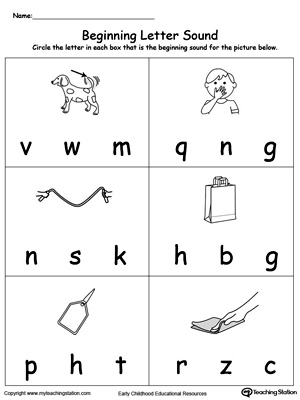 Beginning Letter Sound: AG Words