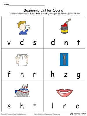 Beginning Letter Sound: IP Words in Color