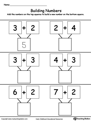 Addition: Building Numbers With Blocks