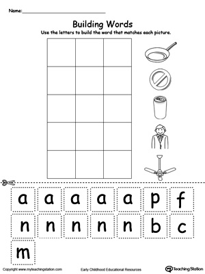 AN Word Family Building Words