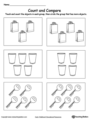 Count and Compare Objects