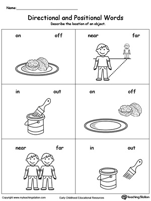 Directional and Positional Words