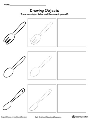 Trace and Draw Each Object