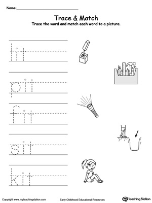 Write short words and identify sounds in this IT Word Family printable worksheet.