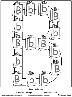 Recognize Uppercase and Lowercase Letter B