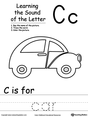 Learning Beginning Letter Sound: C