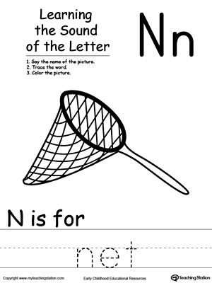 Learning Beginning Letter Sound: N