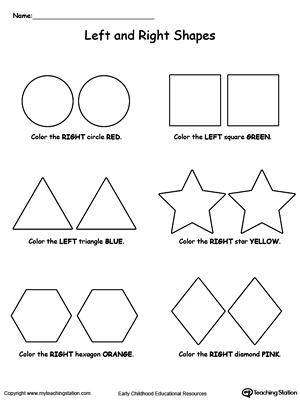 Left And Right Shapes