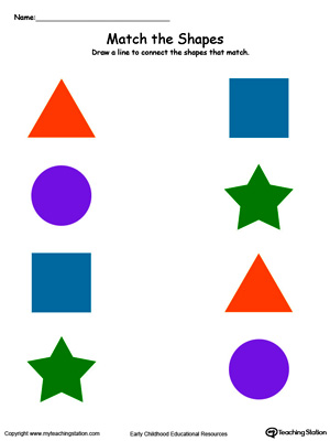 Match the Shapes in Color