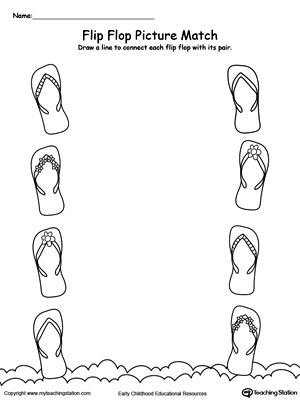 Match the Pair of Flip Flops