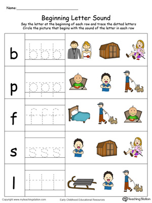 Match the beginning letter sounds and trace the words with this Trace and Match ED Word Family in Color worksheet.