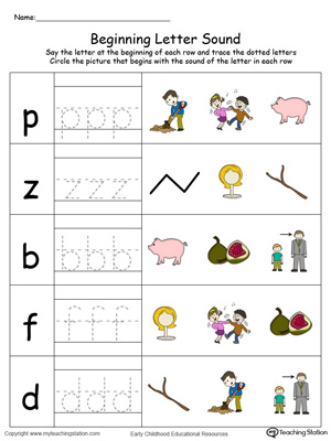 Match the beginning letter sounds and trace the words with this Trace and Match IG Word Family in Color worksheet.