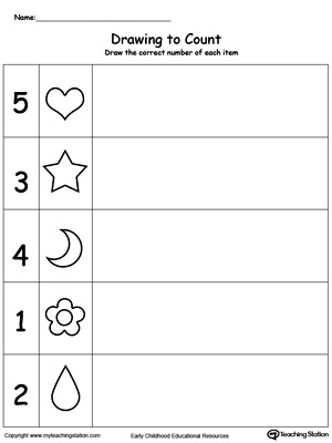 Trace and Drawing Shapes to Number