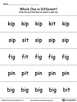 Which One is Different? IT Words