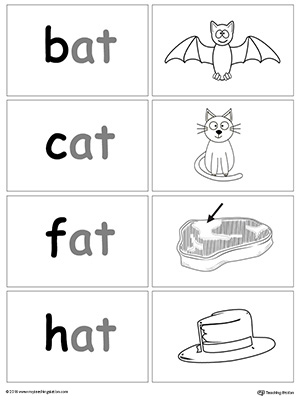 Word Sort Game: AT Words