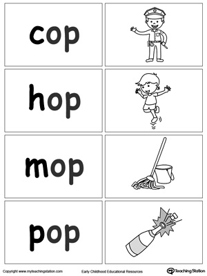 Word Sort Game: OP Words