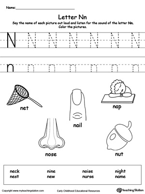 Words Starting With Letter N