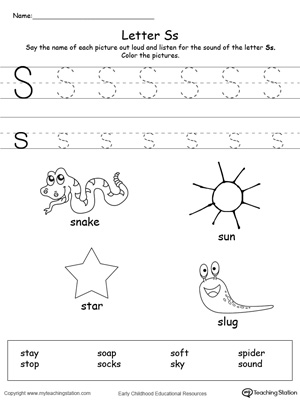 Words Starting With Letter S