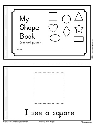 Basic Geometric Shapes Mini Book (Color)
