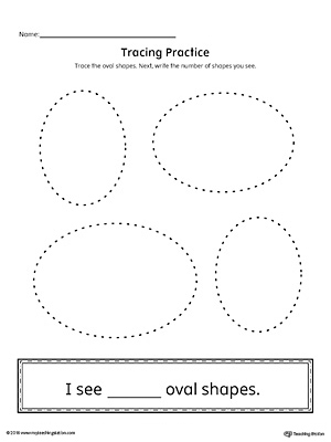 Geometric Shape Counting and Tracing: Oval