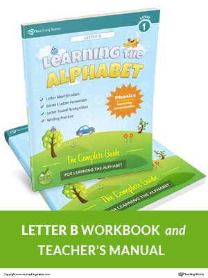 Learning the Alphabet Letter B Workbook in Color