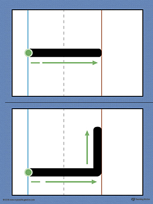 Use the Alphabet Letter L Formation Printable Card to help your child build handwriting confidence by teaching the correct letter formation guidelines from the very beginning.