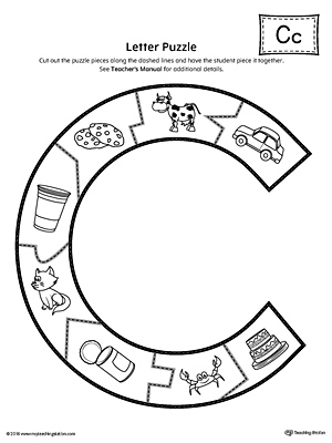 The Letter C Puzzle is perfect for helping students practice recognizing the shape of the letter C, and it
