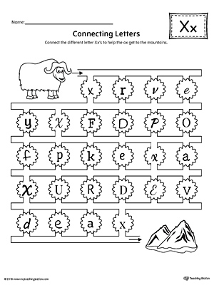 letter x formation writing mat printable myteachingstationcom