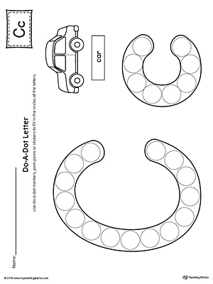 Letter C Do-A-Dot Worksheet