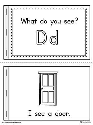 Letter D Words Printable Mini Book