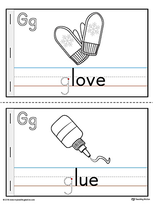 Letter G MiniBook Printable for Preschool