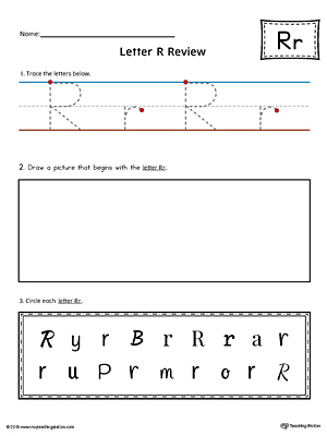 Letter R Practice Worksheet