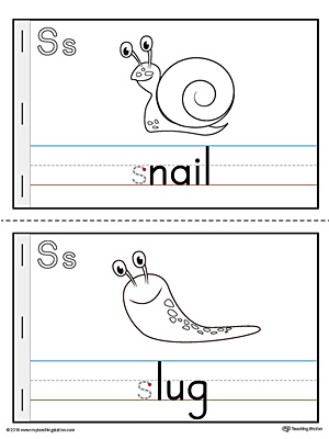 Letter S Printable MiniBook