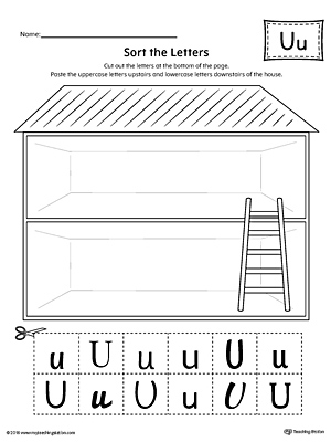 Sort the Uppercase and Lowercase Letter U with this printable worksheet. Download a copy today!