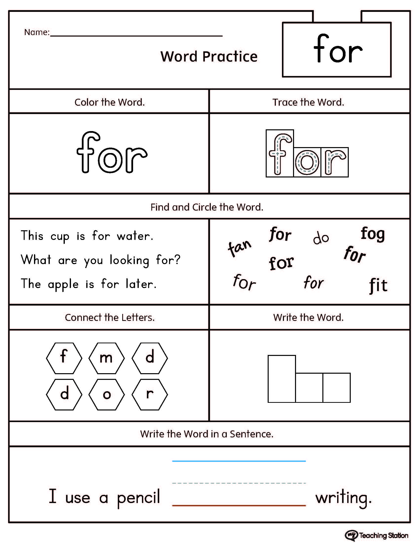 Addition For Kindergarten Worksheets